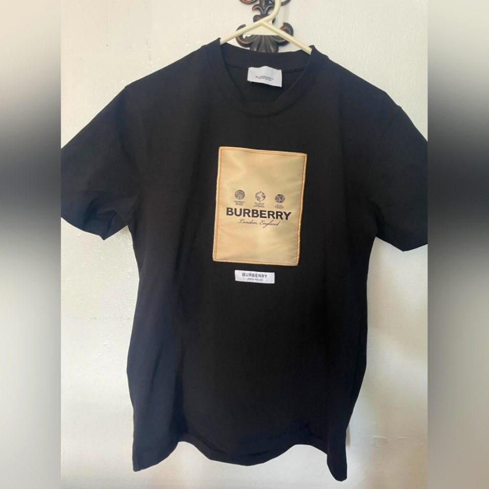 Burberry Logo-Print T-shirt for Men Black